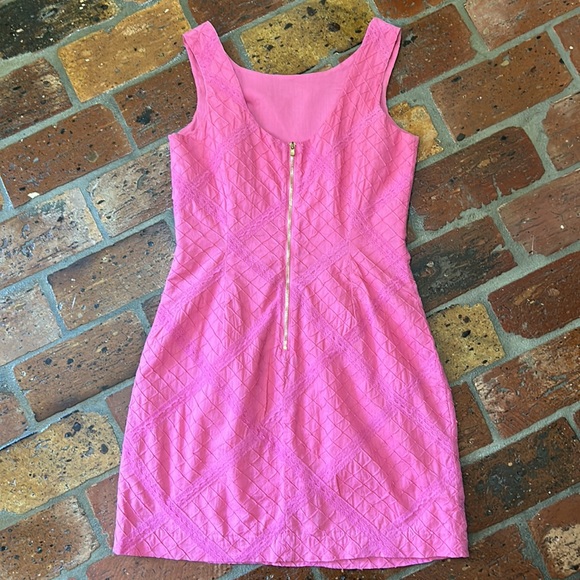 Lilly Pulitzer Sunshine Dres In Hotty Pink sz0 - Picture 8 of 12